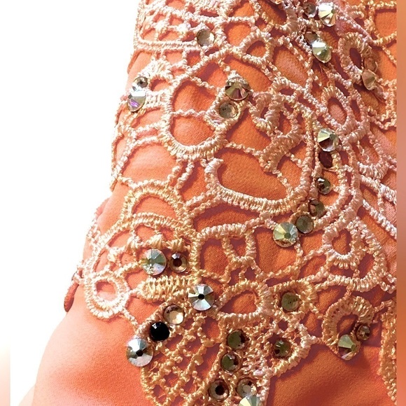 BEAUTIFUL Short Formal Pink Dress by Alyce Paris Size 4 - Picture 5 of 9